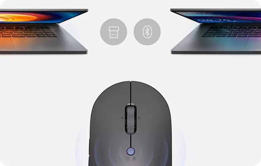 Беспроводная мышь Xiaomi MiiiW Dual Mode Mouse S500 (WXSBP01MW) Черный