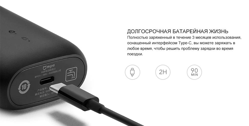 Электробритва Xiaomi Mijia S100 Rotating Electric Shaver Double Ring (MSX201)