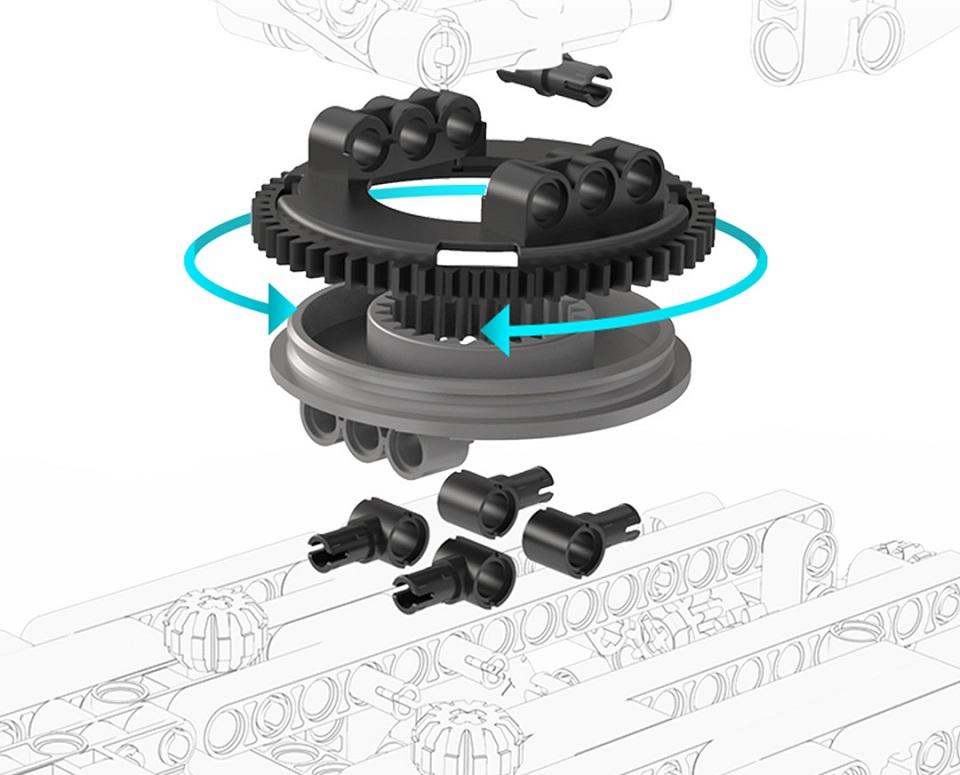 Конструктор-трансформер Xiaomi Mi Bunny MITU Building Block Engineering Crane