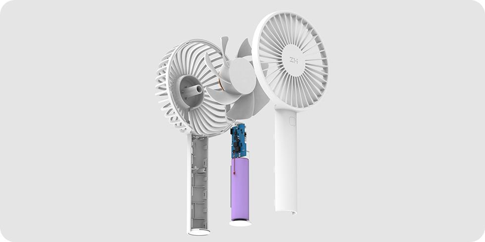 Портативный ручной вентилятор Xiaomi ZMI AF215 Hand-Held Fan