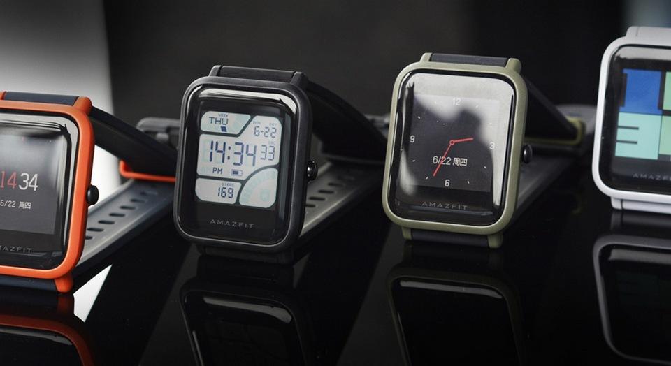 amazfit-bip-спортивные часы-черный