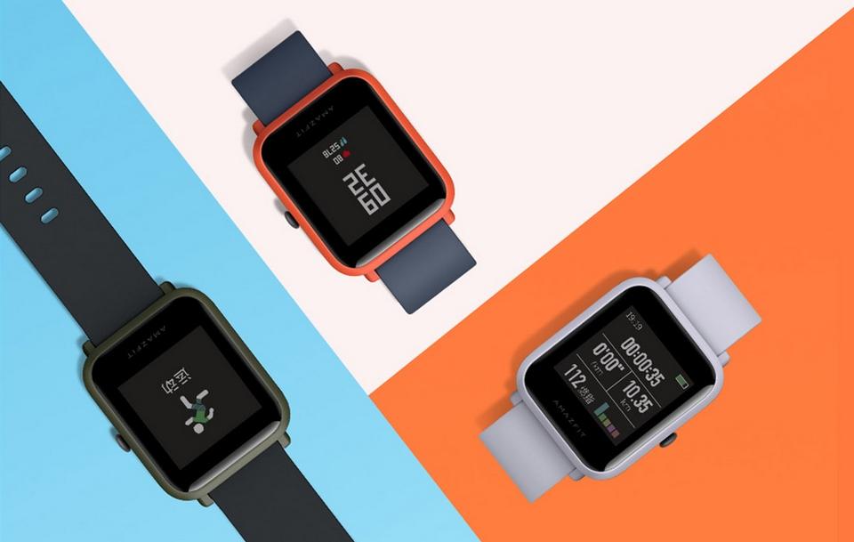 amazfit-bip-спортивные часы-черный