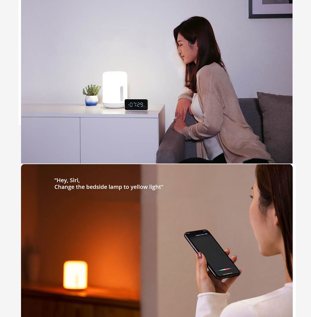 Умная настольная лампа-ночник Xiaomi Mijia Bedside Lamp 2 (MJCTD02YL) Умная настольная лампа-ночник Xiaomi Mijia Bedside Lamp 2 (MJCTD02YL)