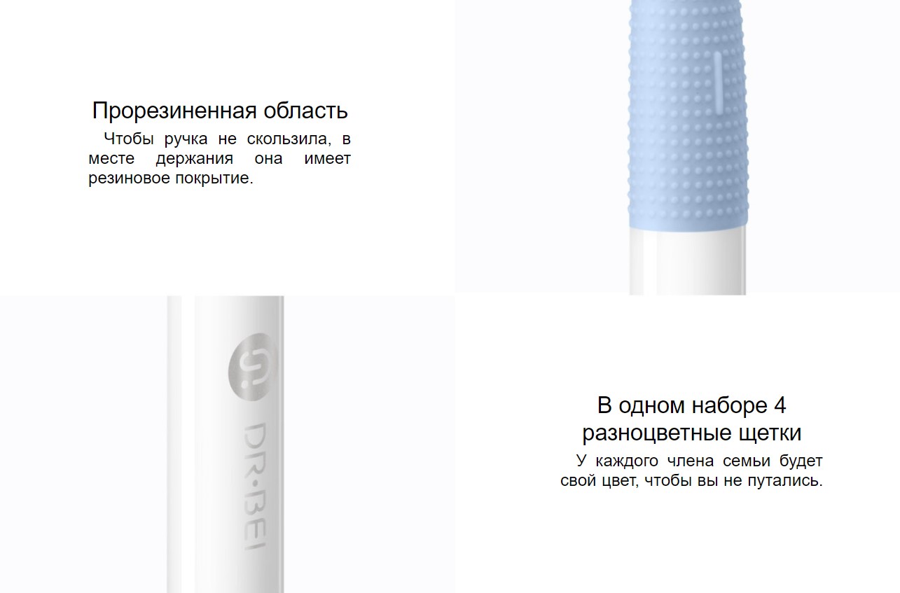 Зубная щётка Xiaomi Doctor B Bass Method Toothbrush