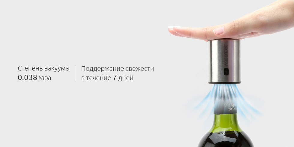 Винный набор Xiaomi Circle Electric Wine Opener Set 4 in 1