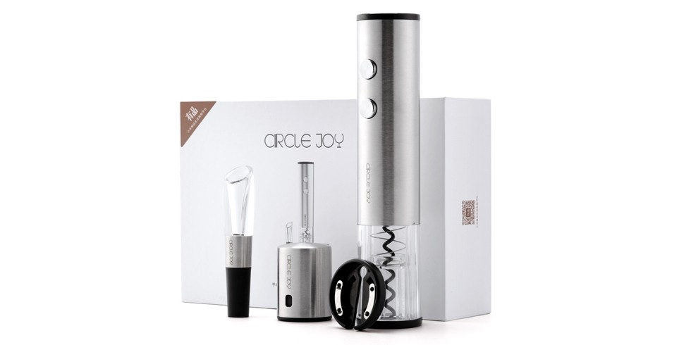 Винный набор Xiaomi Circle Electric Wine Opener Set 4 in 1
