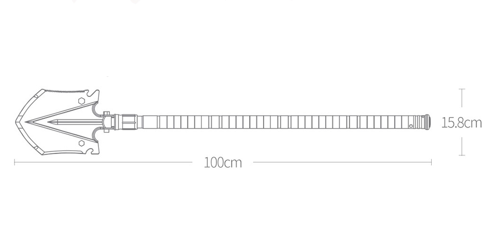Мультифункциональная лопата NexTool Shovel