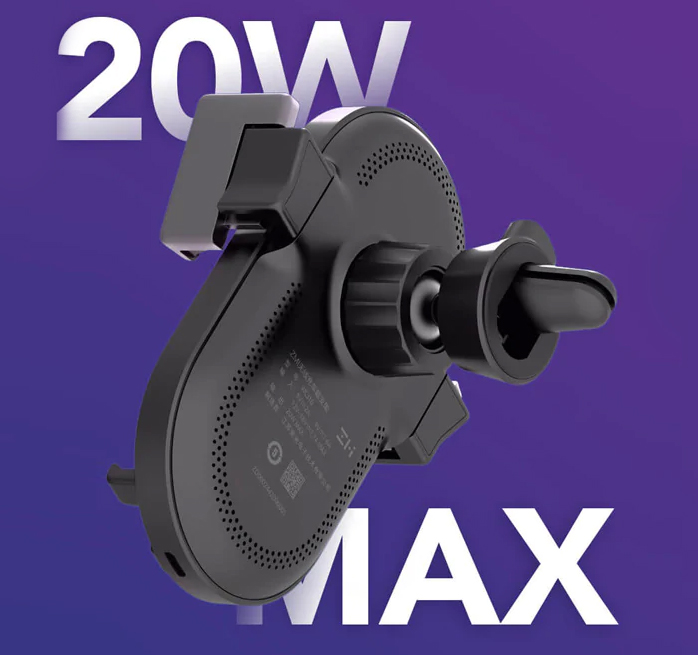 Держатель с функцией беcпроводной зарядки ZMI Wireless Charging Car Holder (WCJ10) Держатель с функцией беcпроводной зарядки ZMI Wireless Charging Car Holder (WCJ10)