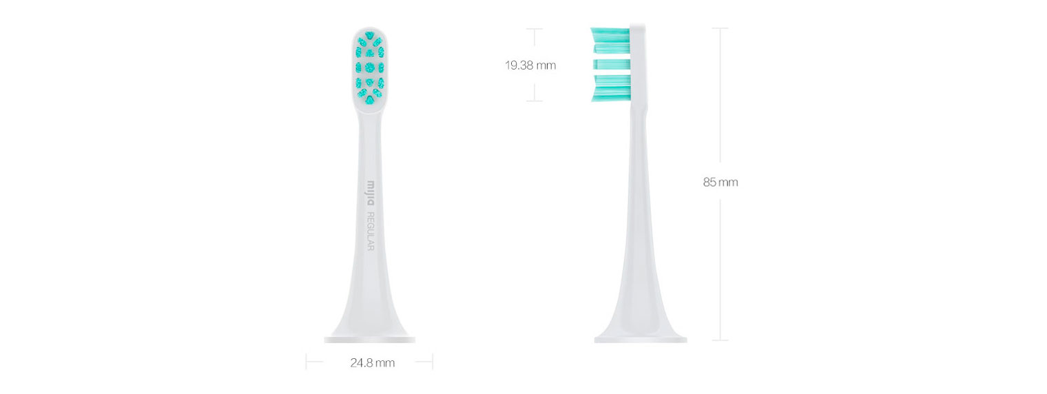 Сменная насадка MiJia Regular для зубной щётки Xiaomi MiJia Ultra Sonic Sound Wave Electric Toothbrush