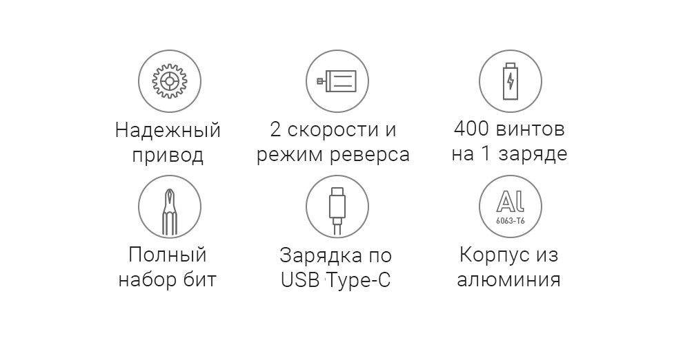 Электрическая отвертка Xiaomi Mijia Precision Screwdriver Kit (MJDDLSD003QW)
