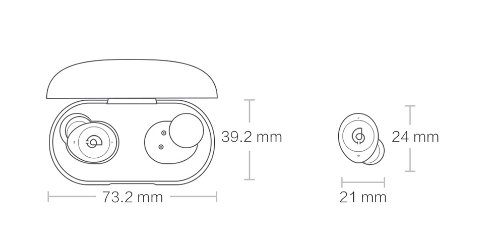 Беспроводные наушники HAYLOU T16 True Wireless Bluetooth Headset